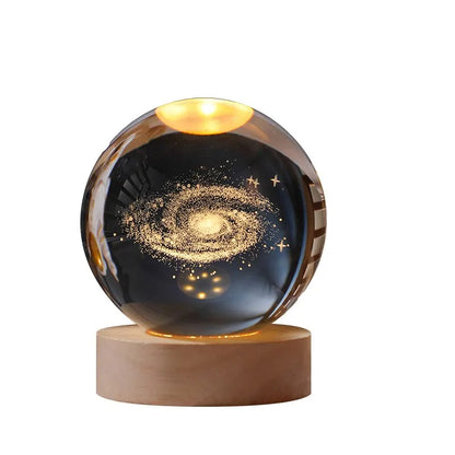 LED Night Light Milky Way Galaxy Solar System Crystal Ball