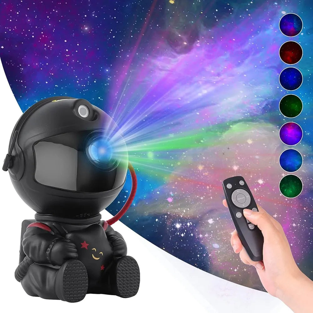 Star Projector Sitting Astronaut Galaxy Night Light